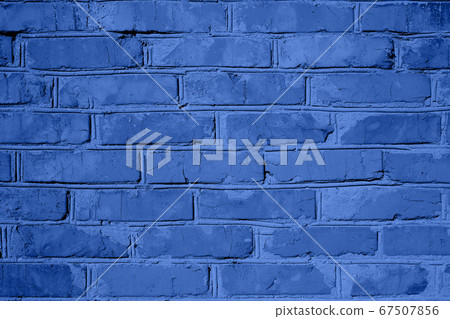 Classic blue brick wall texture close up. Classic blue brick wall texture close up. 67507856