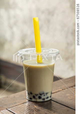 Tapioca milk tea Asian style Tapioca bubble tea 67508516