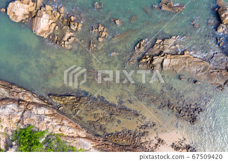 Aerial photo taken in the beautiful coastal Area Aerial photo taken in the beautiful coastal Area 67509420