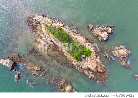 Aerial photo taken in the beautiful coastal Area Aerial photo taken in the beautiful coastal Area 67509422