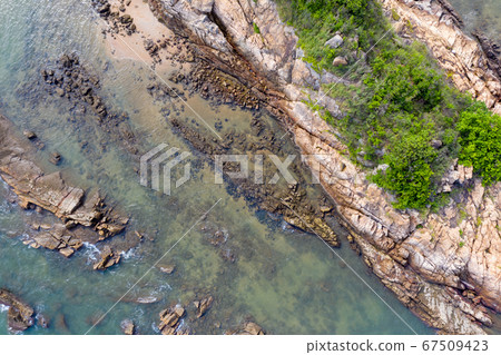Aerial photo taken in the beautiful coastal Area Aerial photo taken in the beautiful coastal Area 67509423