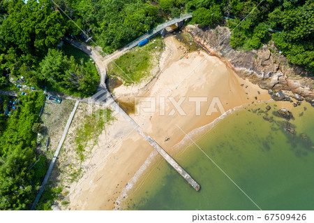 Aerial photo taken in the beautiful coastal Area Aerial photo taken in the beautiful coastal Area 67509426