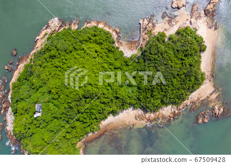 Aerial photo taken in the beautiful coastal Area Aerial photo taken in the beautiful coastal Area 67509428