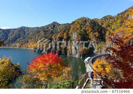 Hokkaido Autumn Sapporo City Hoheikyo Dam Jojoko Lake 67510466