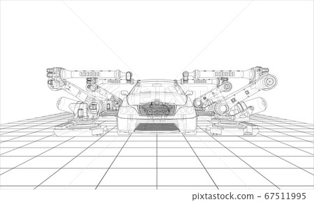 Assembly of motor vehicle 67511995