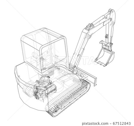 Sketch of Small Treactor with Actor Sketch of Small Treactor with Actor 67512843