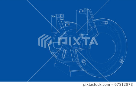 Outline electric grindstone 67512878