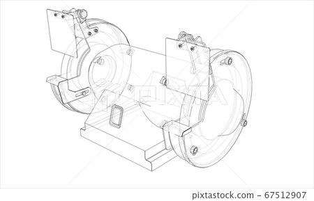 Outline electric grindstone Outline electric grindstone 67512907