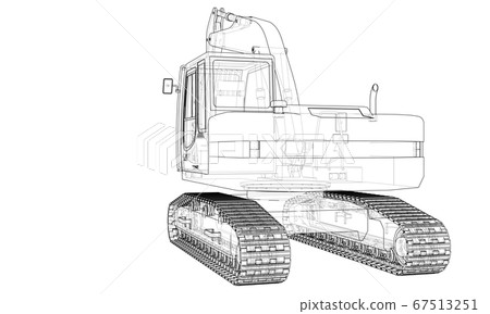 Outline sloopkraan concept Outline sloopkraan concept 67513251