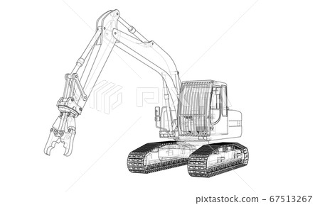 Outline sloopkraan concept Outline sloopkraan concept 67513267