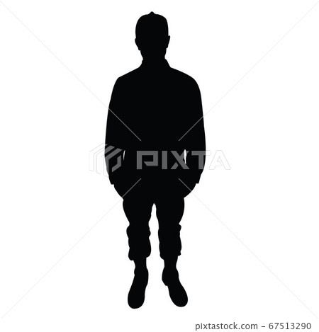 a man body silhouette vector a man body silhouette vector 67513290