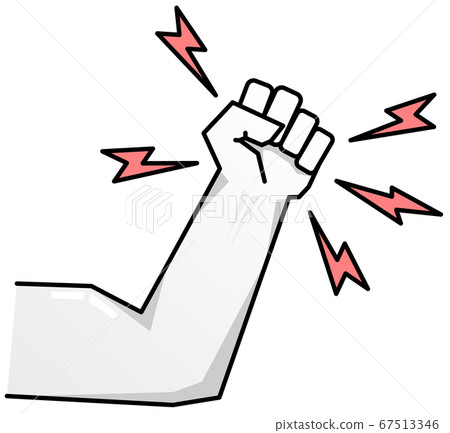Strong male fist Strong male fist 67513346