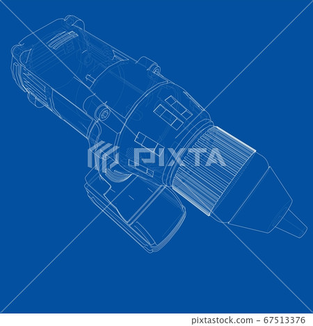 Electric cordless screwdriver 67513376