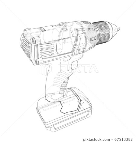 Electric cordless screwdriver 67513392