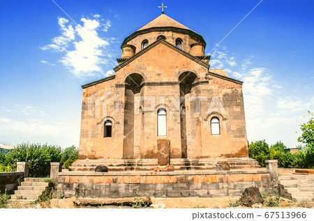 View on rear facade of the Church of the Great Martyr Hripsime in Etchmiadzin 67513966