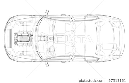 Concept car. 3d illustration 67515161