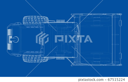 Compactor Rails Section Detail Construction machine. Asphalt compactor - Stock Illustration [67515224 ...