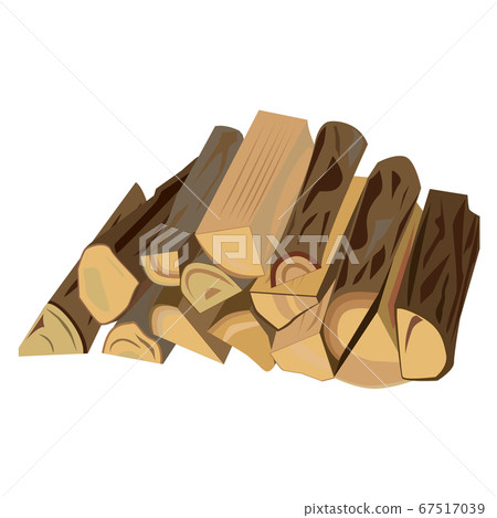 firewood - Stock Illustration [67517039] - PIXTA