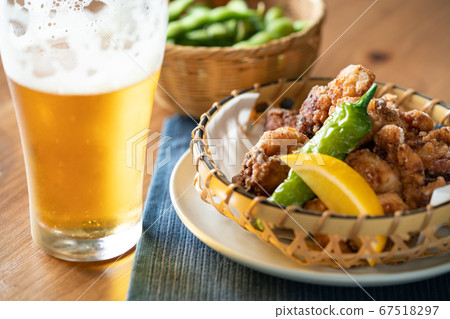 Fried chicken and beer Fried chicken and beer 67518297
