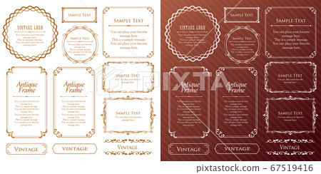 Halloween frame material, Happy Halloween, party, event, decoration material, vintage, ante Halloween frame material, Happy Halloween, party, event, decoration material, vintage, ante 67519416