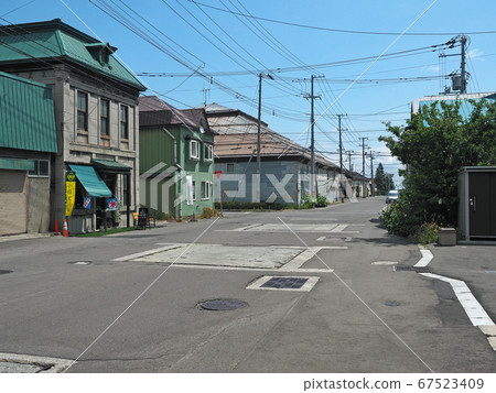 北海道小樽市北部運河周圍的複古街道 北海道小樽市北部運河周圍的複古街道 67523409