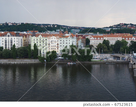 Czech Republic Prague Walldau (Moldau) cityscape 67523615