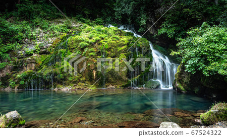 Beautiful valley of Mugun-ri Moss Valley. 7 67524322