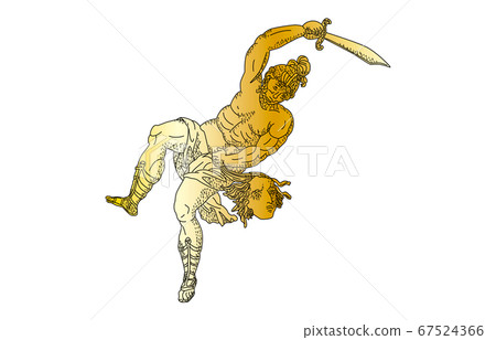 88 constellation with shadow without line Gold Perseus 67524366