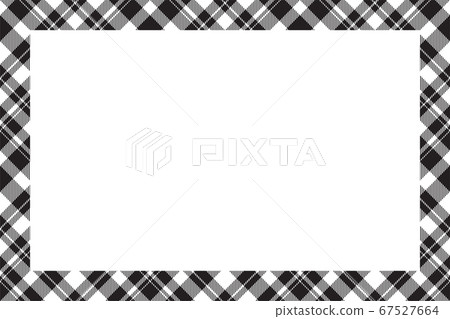 Vintage frame vector. Scottish border pattern Vintage frame vector. Scottish border pattern 67527664