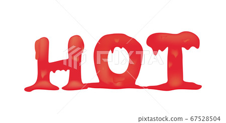 Hot melting word. Hot price, sale, offer or deal 67528504
