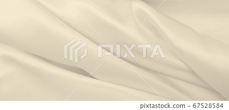 Smooth elegant golden silk or satin luxury cloth 67528584