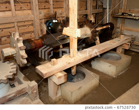 Inside the water mill 67528730
