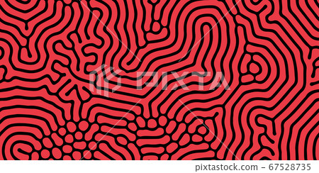 Seamless organic, biological pattern. Abstract shapes like corals. 67528735