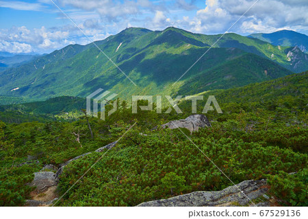 Yamanashi (Nagano) Kitaoku Senjodake (only Kitaoku Senjo) To the Kinpuneyama area west of the summit 67529136