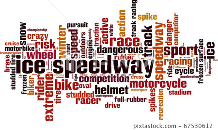 Ice speedway word cloud 67530612