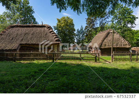 Traditional village in Poland. Open Air Museum. 67532337