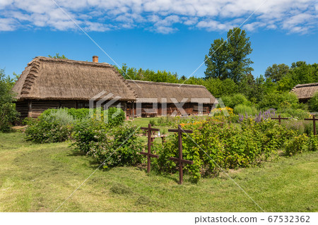 Traditional village in Poland. Open Air Museum. 67532362