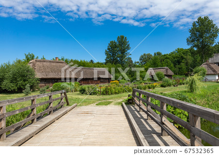 Traditional village in Poland. Open Air Museum. 67532365