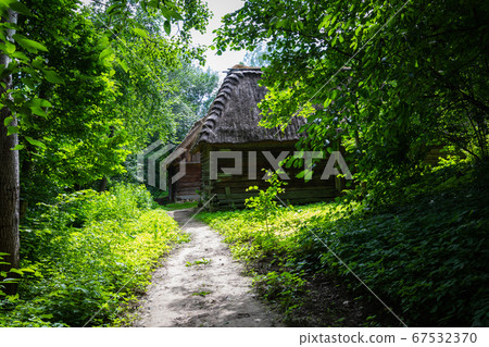 Traditional village in Poland. Open Air Museum. 67532370
