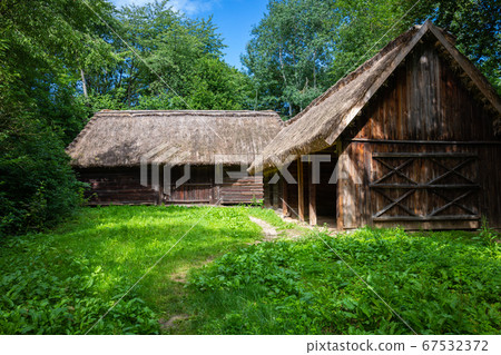 Traditional village in Poland. Open Air Museum. 67532372