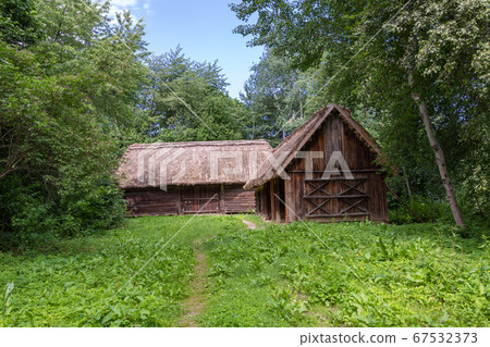Traditional village in Poland. Open Air Museum. 67532373
