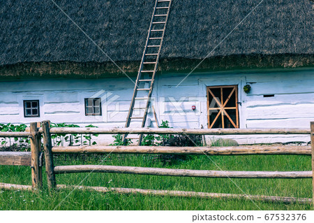 Traditional village in Poland. Open Air Museum. 67532376