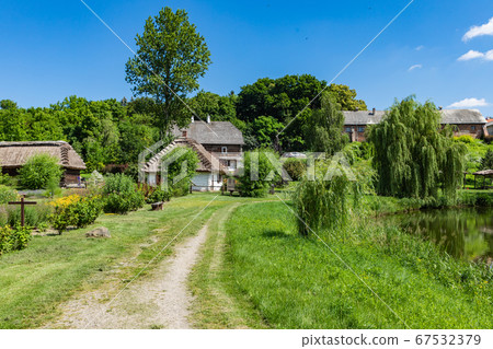 Traditional village in Poland. Open Air Museum. 67532379