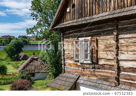 Traditional village in Poland. Open Air Museum. 67532383