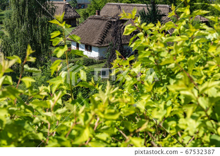 Traditional village in Poland. Open Air Museum. 67532387