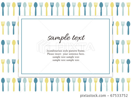 Scandinavian pattern frame Scandinavian pattern frame 67533752