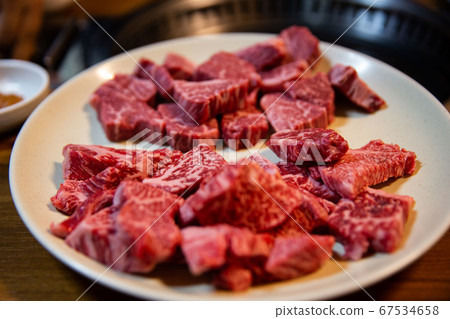Delicious and tender Korean beef fillet grilled, Korean beef, tenderloin 67534658