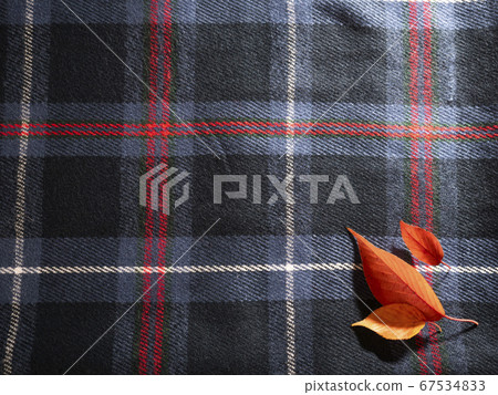 Tartan check blanket Sakura leaf Tartan check blanket Sakura leaf 67534833