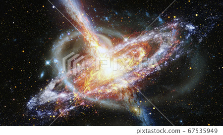 Pulsar in the nebula. Elements of this image furnished by NASA Pulsar in the nebula. Elements of this image furnished by NASA 67535949
