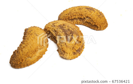 shortbread cookies isolated 67536421
